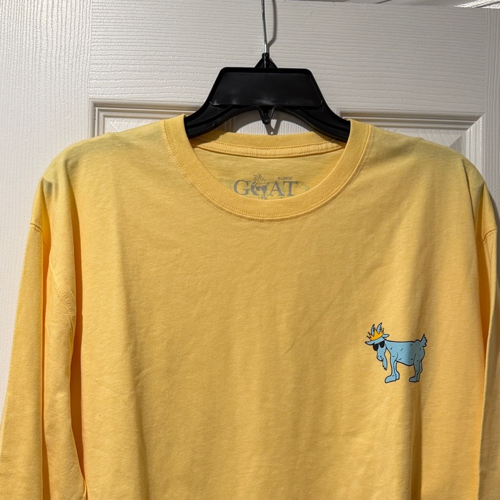 GOAT Yellow Long Sleeve Tee